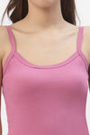 Floret Cotton Camisole (Pack of 2) - Magenta China Rose — thumbnail 5